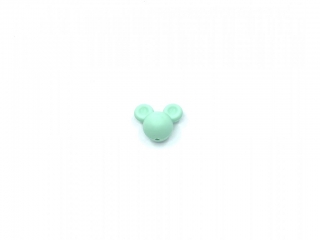 Silikonový korálek mickey mint BJ 15 mm