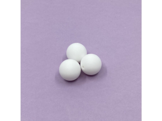 Silikonový korálek 19 mm bílý