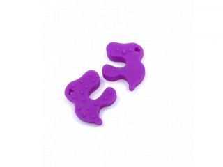 Silikonový přívěsek koala malá fialovo-růžová 35 mm